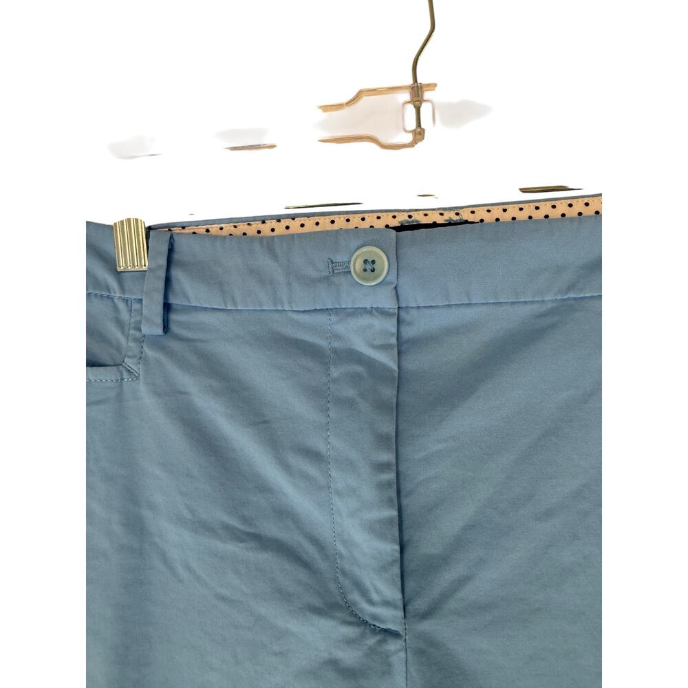 Talbots Plus Blue Basic Casual Everyday Perfect Skimmer Cropped Pants Size 12‎ - Picture 7 of 12